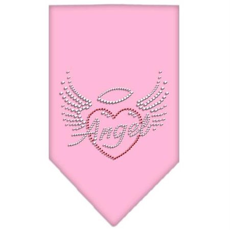 UNCONDITIONAL LOVE Angel Heart Rhinestone Bandana Light Pink Large UN852385